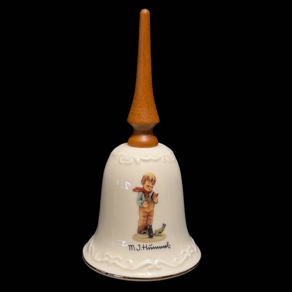 M.J. Hummel (Goebel) Porcelain Bell "Bird Watcher"  - Vintage